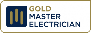 Gold Master Electrician Logo