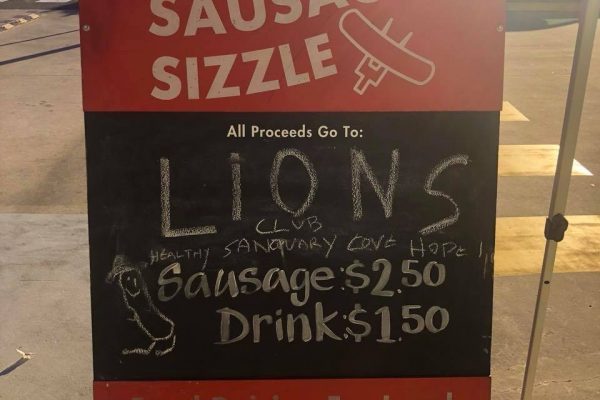 Lions Sausage Sizzle Pic