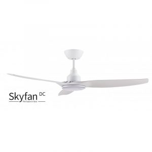 Electrical Magic Ceiling Fan Ventair Sky Fan DC 3 Blade White with Light